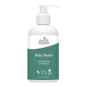 Earth Mama Belly Butter, Maternity Moisturizer for Dry Skin | Lotion for Pregnancy and Postpartum Recovery Self Care, Body Cream with Aloe, 8-Fluid Ounce