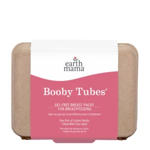 Earth Mama Booby Tubes | Gel-Free Hot & Cold Compress Nursing Packs for Breastfeeding & Tender Breasts