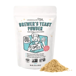 Legendairy Milk Brewer's Yeast Powder for Lactation Cookies (16oz) - Increase Breast Milk Supply - Debittered, Unflavored, Non-GMO & Gluten Free Lactation Supplement for Breastfeeding Support
