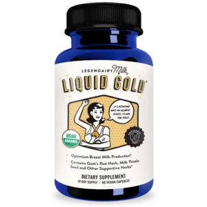 Legendairy Milk Liquid Gold Lactation Support | Lactation Supplement with Organic Goats Rue, Milk Thistle, Shatavari, Fennel, Alfalfa & Anise | Breastfeeding Supplements, 60 Count