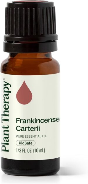 Plant Therapy Frankincense Carterii Essential Oil 100% Pure, Undiluted, Natural Aromatherapy, Therapeutic Grade 10 mL (1/3 oz)