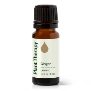 Plant Therapy Ginger Steam Distilled Essential Oil 100% Pure, Undiluted, Natural Aromatherapy, 10 mL (1/3 oz)