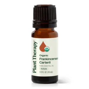 Plant Therapy Organic Frankincense Carterii Essential Oil 100% Pure, USDA Certified Organic, Undiluted, Natural Aromatherapy, Therapeutic Grade, 10 mL (1/3 oz)