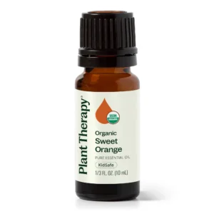 Plant Therapy Sweet Orange Organic Essential Oil 100% Pure, USDA Certified Organic, Undiluted, Natural Aromatherapy, Therapeutic Grade, 30 mL (1 oz)