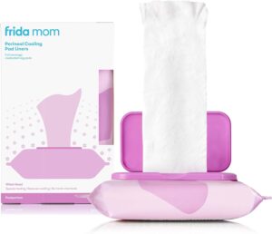 Frida Mom Perineal Medicated Witch Hazel Full-Length Cooling Pad Liners for Postpartum Care | Speeds Healing and Reduces Swelling for Perineal Area | 24-Count