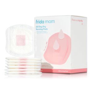 Frida Mom All-Day Dry Nursing Pads, Disposable Nursing Pads with Ultra Absorbency, and Soft Texture, Breastfeeding Essentials, 60 count