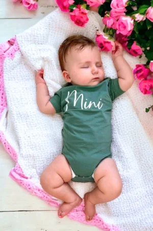 Nursing Queen Baby Cursive "Mini” Short Sleeve Onesie/Toddler Tee