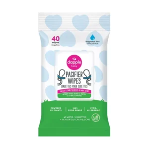 Dapple Baby - Pacifier Wipes for Infants and Toddlers - 40 Count