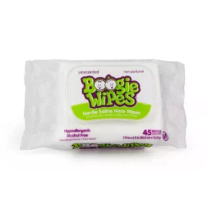Boogie Wipes Gentle Saline Nose Wipes - 45 Count